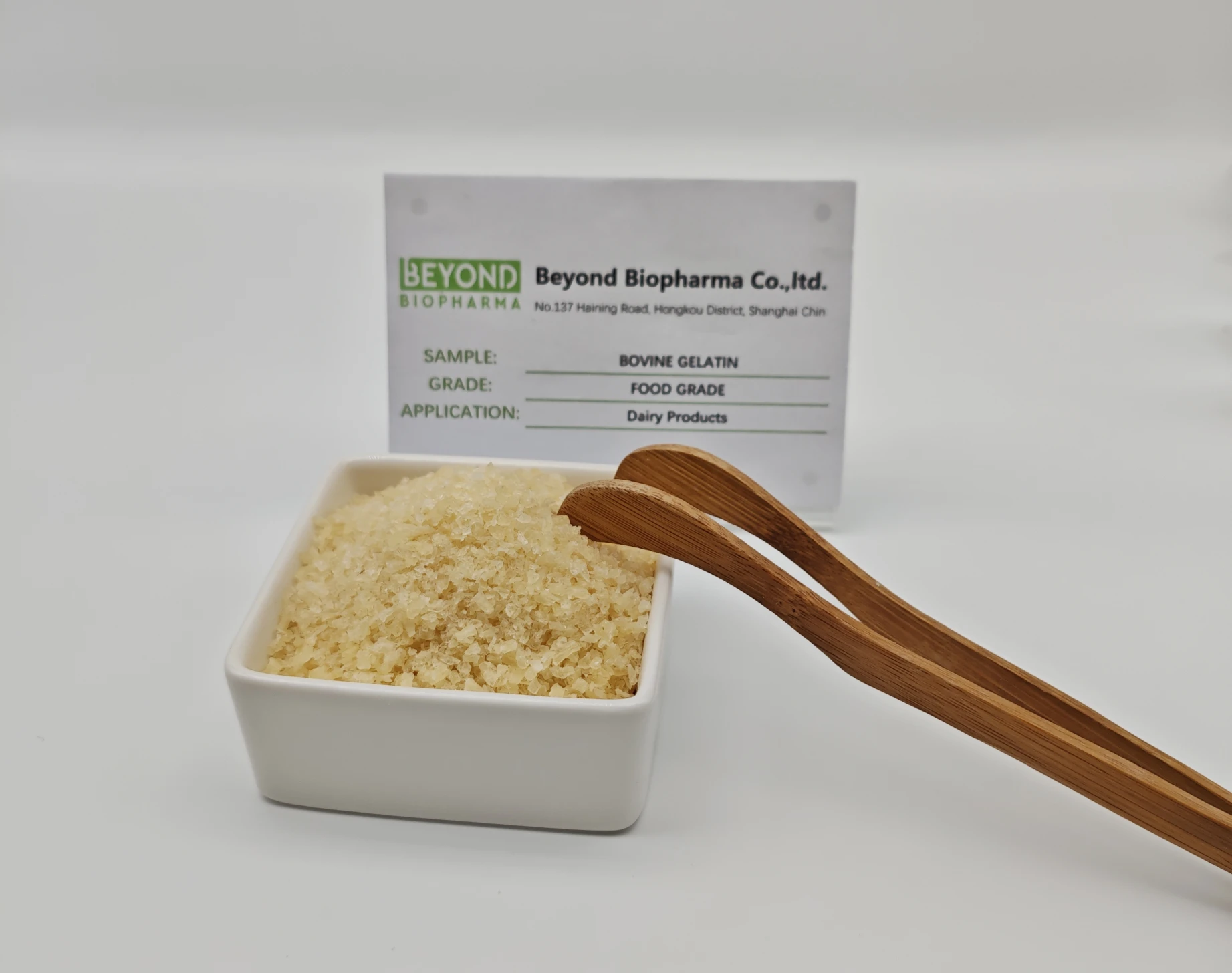 Food grade gelatin powder for confectionery, dairy, and dessert applications