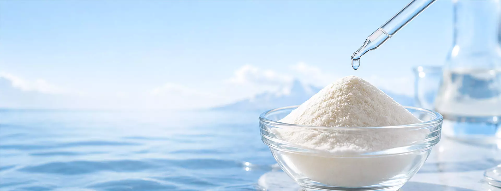 Collagen Powder Background