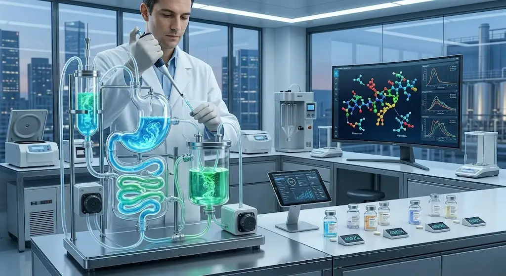 collagen peptide bioavailability detection and data analysis in professional laboratory